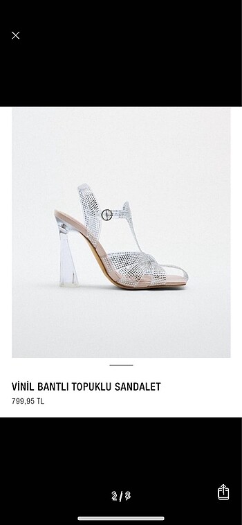 Zara topuklu Ayakkabı