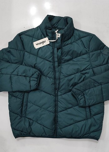 Wrangler Koyu Yesil Sisme Mont