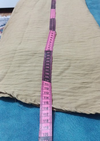 Bej Kolsuz Midi elbise - Görsel 9