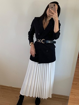 Siyah blazer ceket