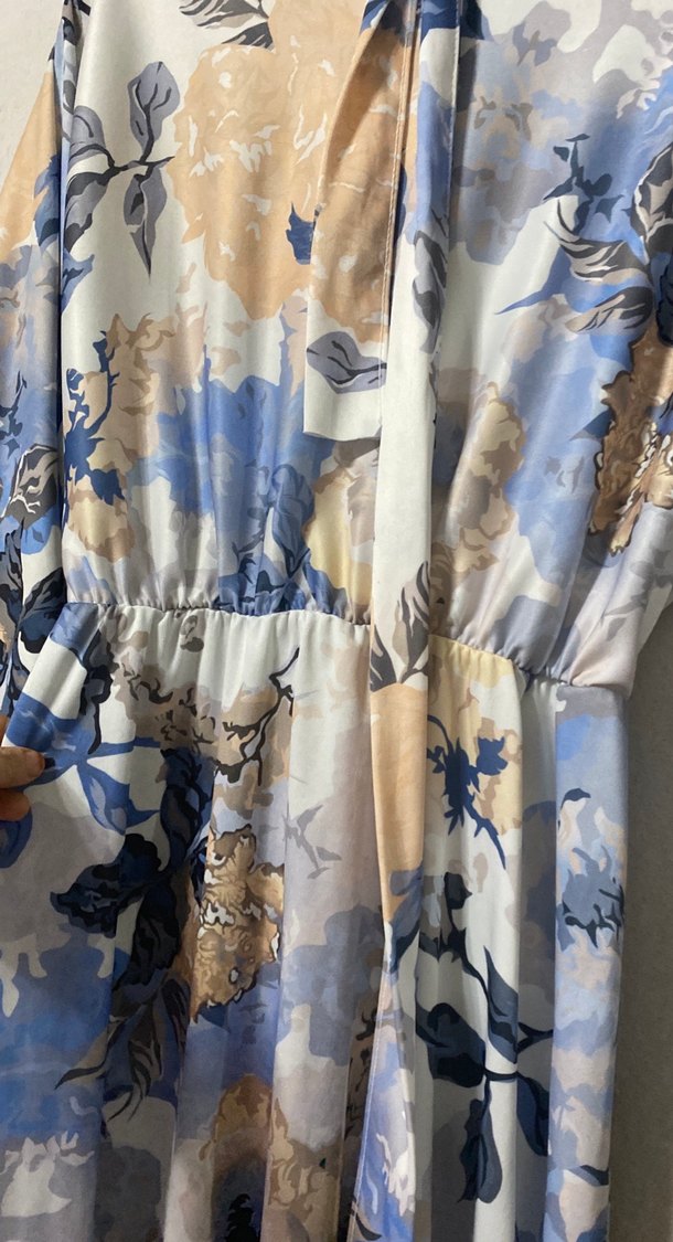 Uzun Kol tesettür elbise - Görsel 3