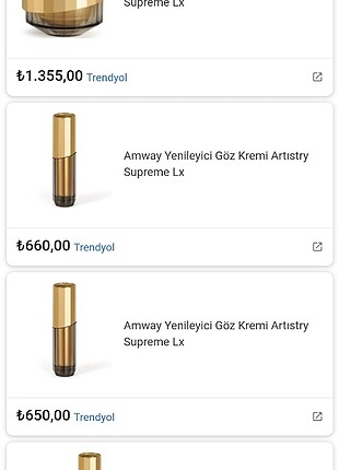  Beden Amway Yenileyici Göz kremi artıstry supreme xl