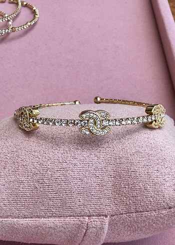 Accessorize Zincir Detaylı Altın Renkli Kadın Bileklik