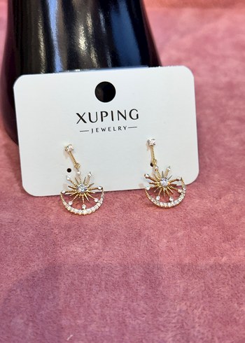 Xuping Mini Altın Renkli Küpe