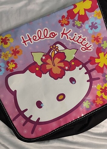 Hello Kitty Hello kitty sanrio lisanslı sıfır postacı çantası 