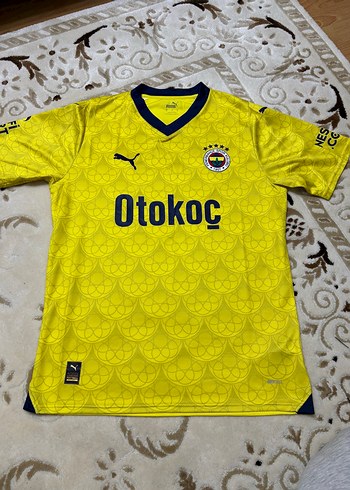 Sarı Puma Fenerbahçe Forması Otokoç Baskılı