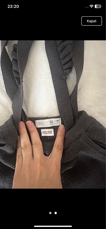 Zara Zara triko pantolon