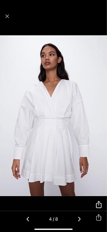 xs Beden Zara elbise