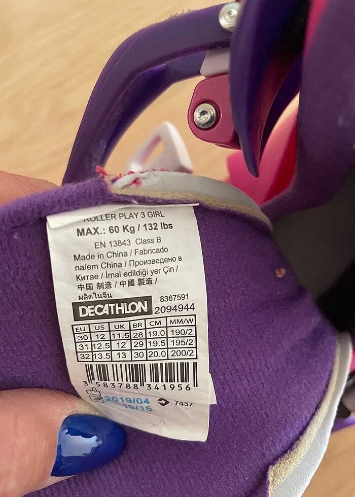 Decatlon çocuk paten takımı - Görsel 2