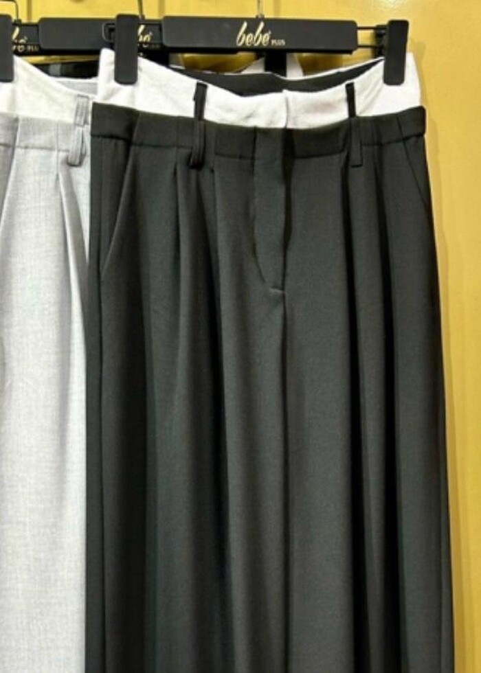 Siyah palazzo pantalon - Görsel 4