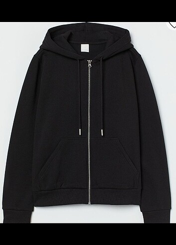 Kapüşonlu fermuarlı sweatshirt 