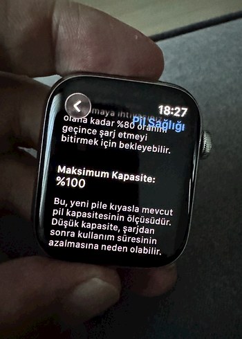 Apple Watch Sıfır Apple Watch gümüş çelik kasa CELLULAR TR