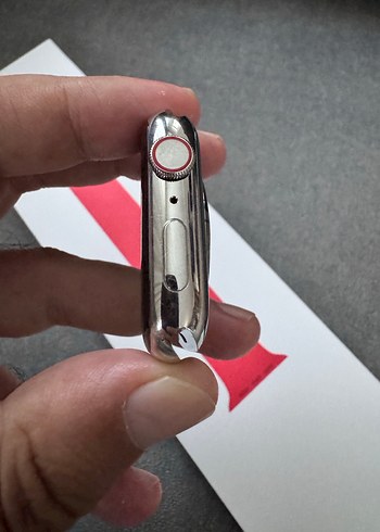 Sıfır Apple Watch gümüş çelik kasa CELLULAR TR
