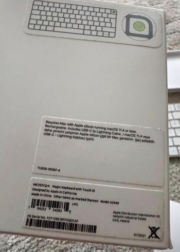 Apple Touch ID klavye ve Magic Mouse set - Görsel 6