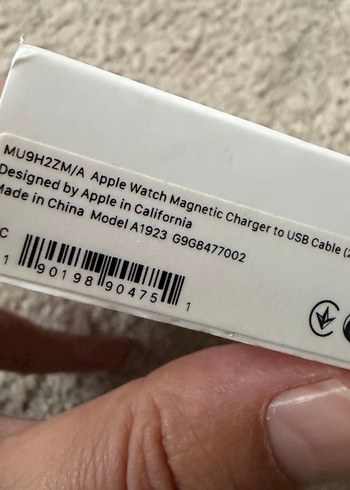 Orijinal sıfır 2 metre Apple Watch şarjı - Görsel 3