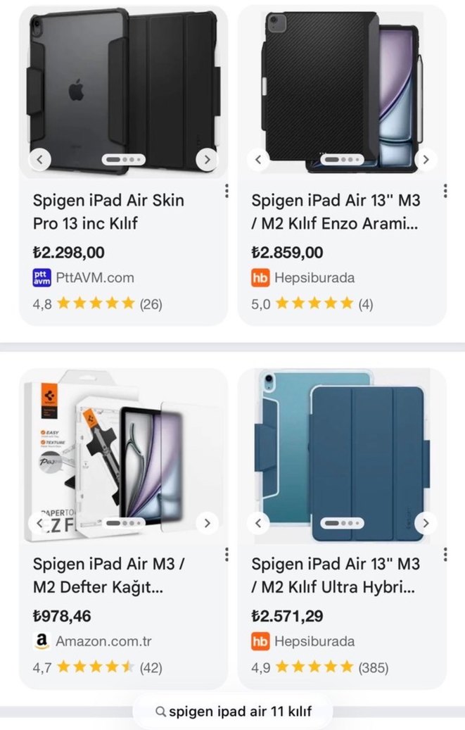 Apple iPad Air kılıf spigen ultra hybrid - Görsel 5