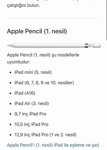 Apple Pencil 1. Nesil - Görsel 4