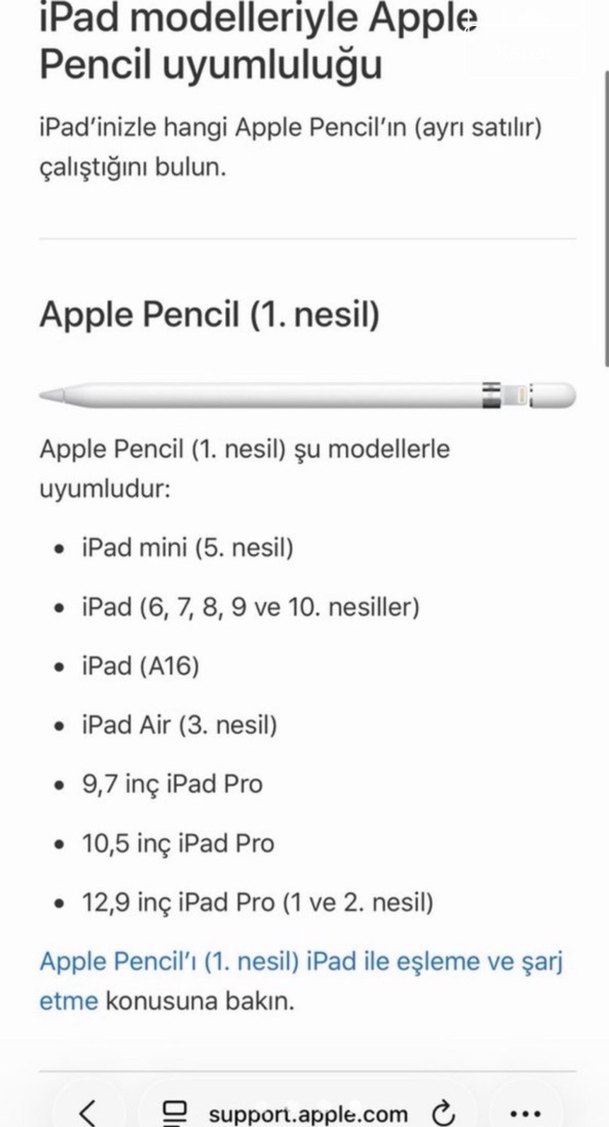 Apple Pencil 1. Nesil - Görsel 4