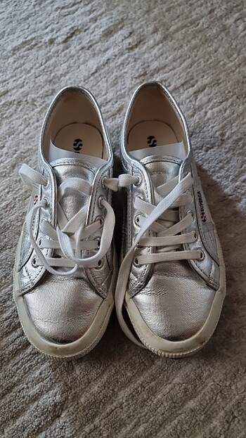 Superga gümüş renk ayakkabı