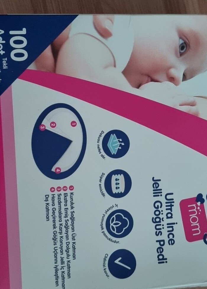 Baby mom göğüs pedi  - Görsel 5