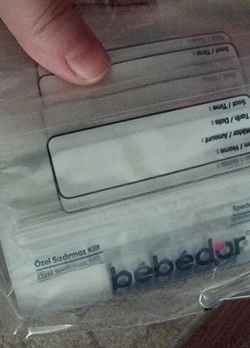 Bebedor süt saklama poşeti 20 li - Görsel 5
