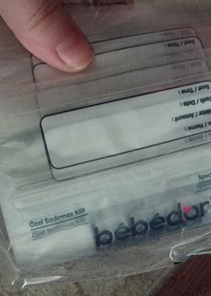 Bebedor süt saklama poşeti 20 li - Görsel 5