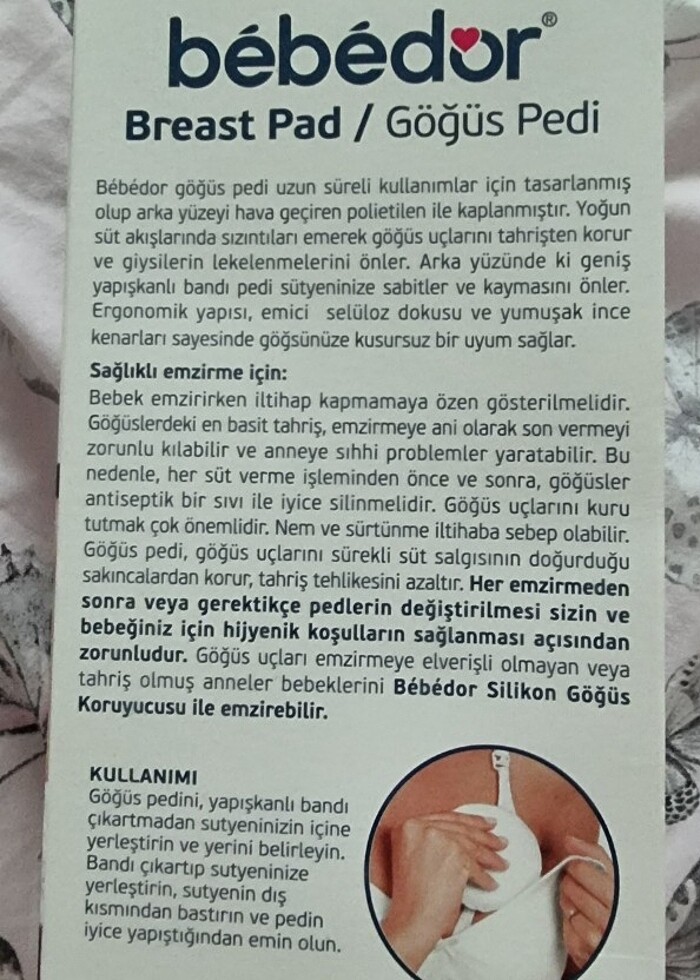 Bebedor göğüs pedi - Görsel 4