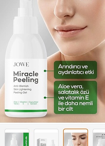 Beden Renk Jowe miracle peeling