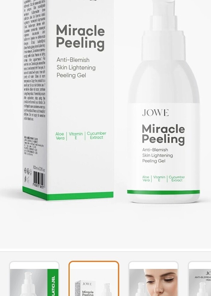 Jowe miracle peeling - Görsel 2