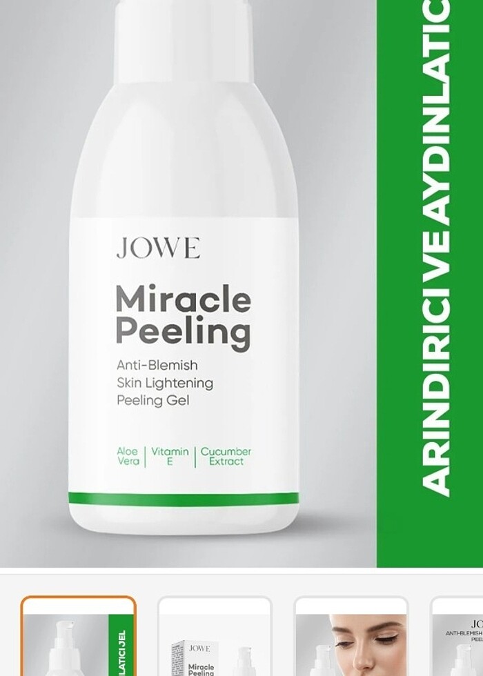 Jowe miracle peeling - Görsel 3