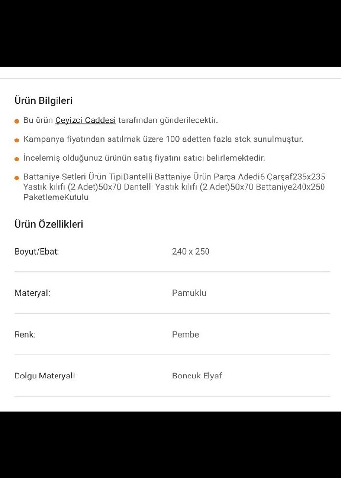 Golden Home yatak örtü seti kutulu - Görsel 3