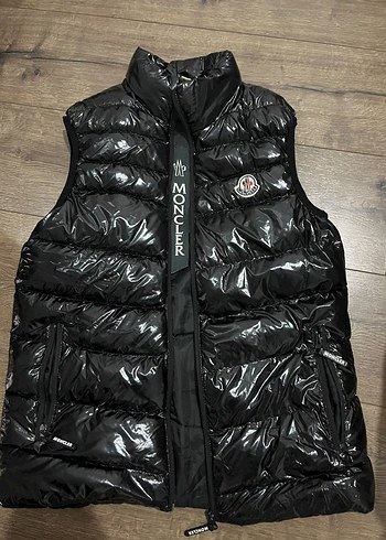Moncler Siyah Sisme Yelek