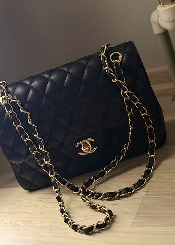 Chanel Siyah Kapitone Omuz Cantasi Premium Kalite