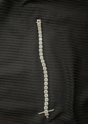 swarovski 925 Ayar Orijinal Faturali 6 Mm Suyolu Bileklik