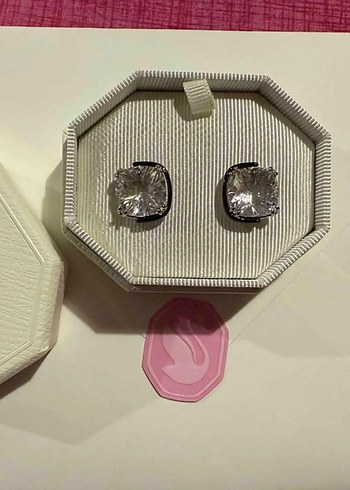 swarovski Siyah Cerceveli Buyuk Tasli Modern Kupeler