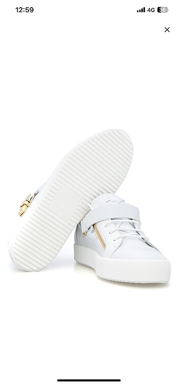 Zanotti beyaz sneakers