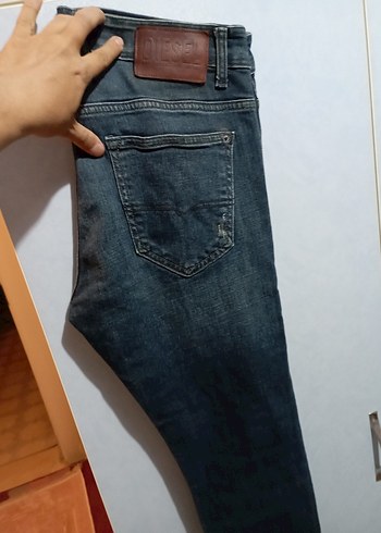 Diesel Koyu Mavi Denim Jean