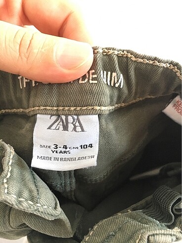 Zara bebek pantolon