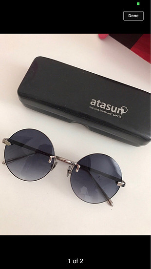 Blassdof marka yuvarlak cam güneş gözlüğü