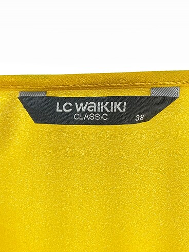 38 Beden sarı Renk LC Waikiki Bluz %70 İndirimli.