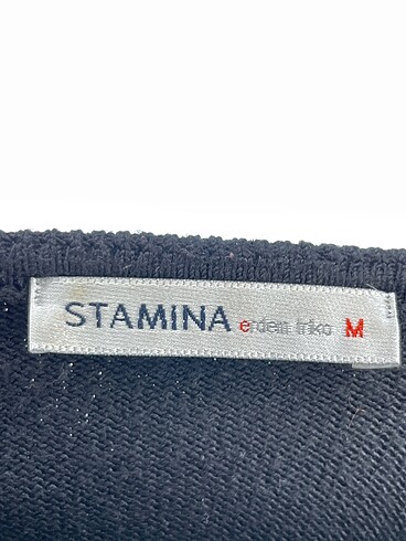 m Beden siyah Renk Stamina Kazak / Triko %70 İndirimli.