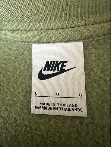 l Beden yeşil Renk Orijinal Nike Club Fleece