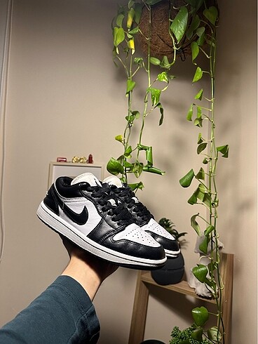 Orijinal Air Jordan 1 Low ?Panda