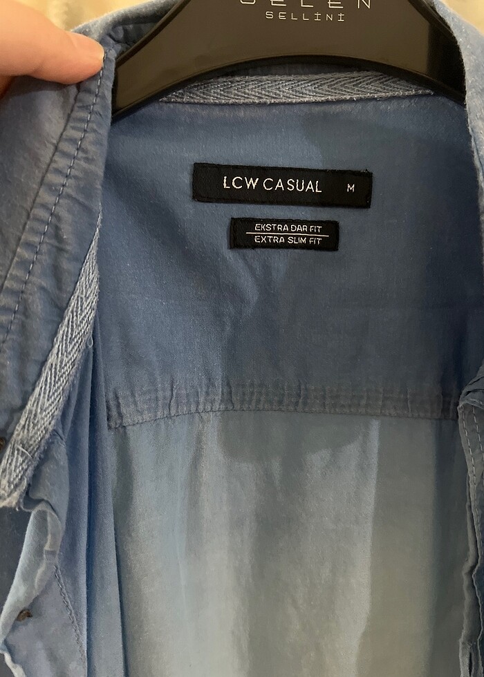 Mavi geçişli gömlek - Görsel 2