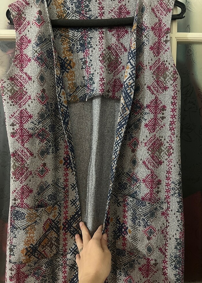 Uzun yelek - Görsel 4