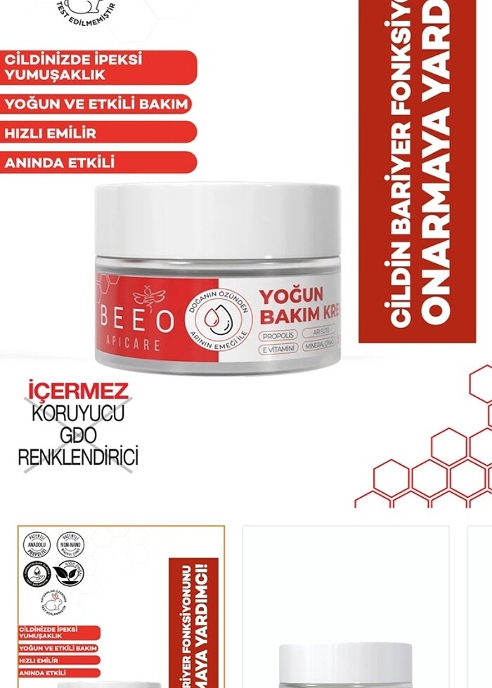 Beeo yoğun nemlendirici krem - Görsel 3