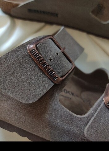 38 Beden Birkenstock Arizona bayan terlik vizon süet