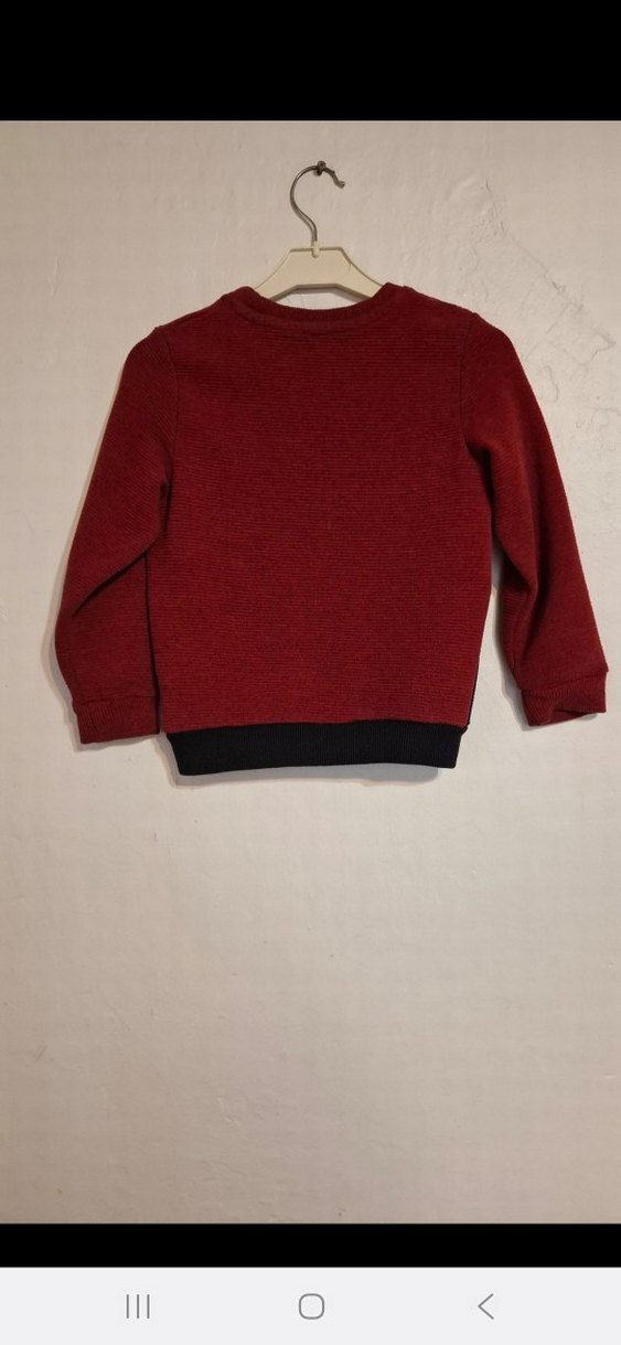 Çizgili Erkek Çocuk Triko Kazak - Görsel 5