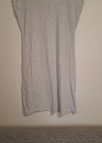 Gri Kısa Kollu Baskılı Gecelik - Görsel 3