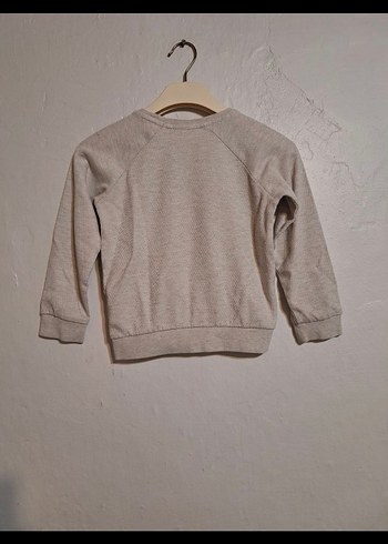 Bej Erkek Çocuk Uzun Kollu Sweatshirt - Görsel 3